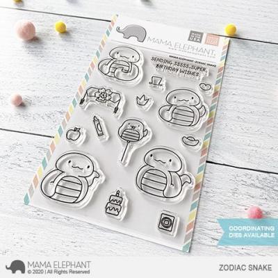 Mama Elephant Clear Stamps - Zodiac Snake